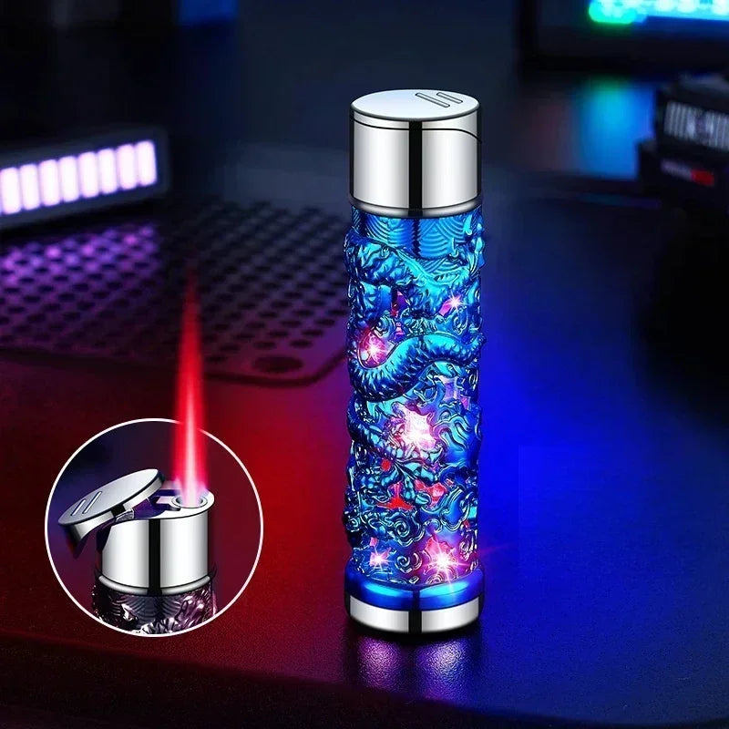 Metal Relief Lantern Inflatable Lighter