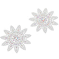nipple cover rhinestone flower