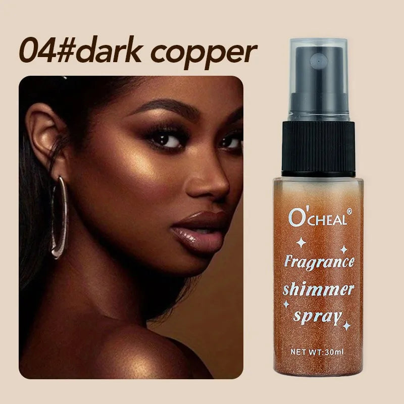body shimmer spray (lasting flash, waterproof, sweat proof, )