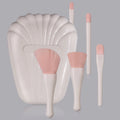 6PCS soft mini shell-shaped box with mirror storage