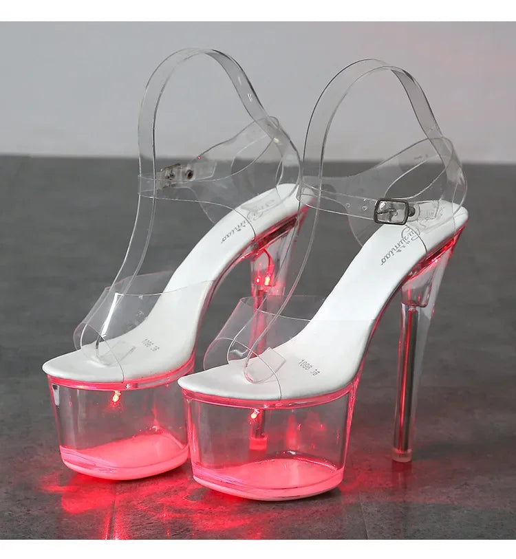 Nightclub High Heels Shoes Luminous