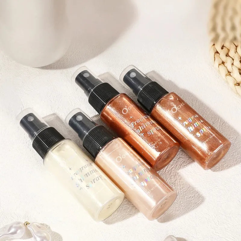 body shimmer spray (lasting flash, waterproof, sweat proof, )