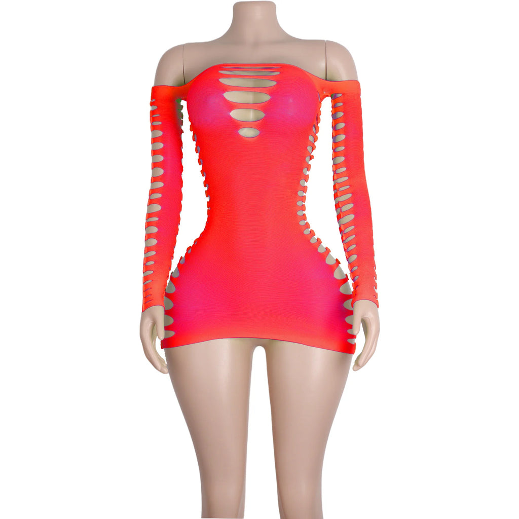 Trendy Unique Sleeve Dresses Exotic Dancewear
