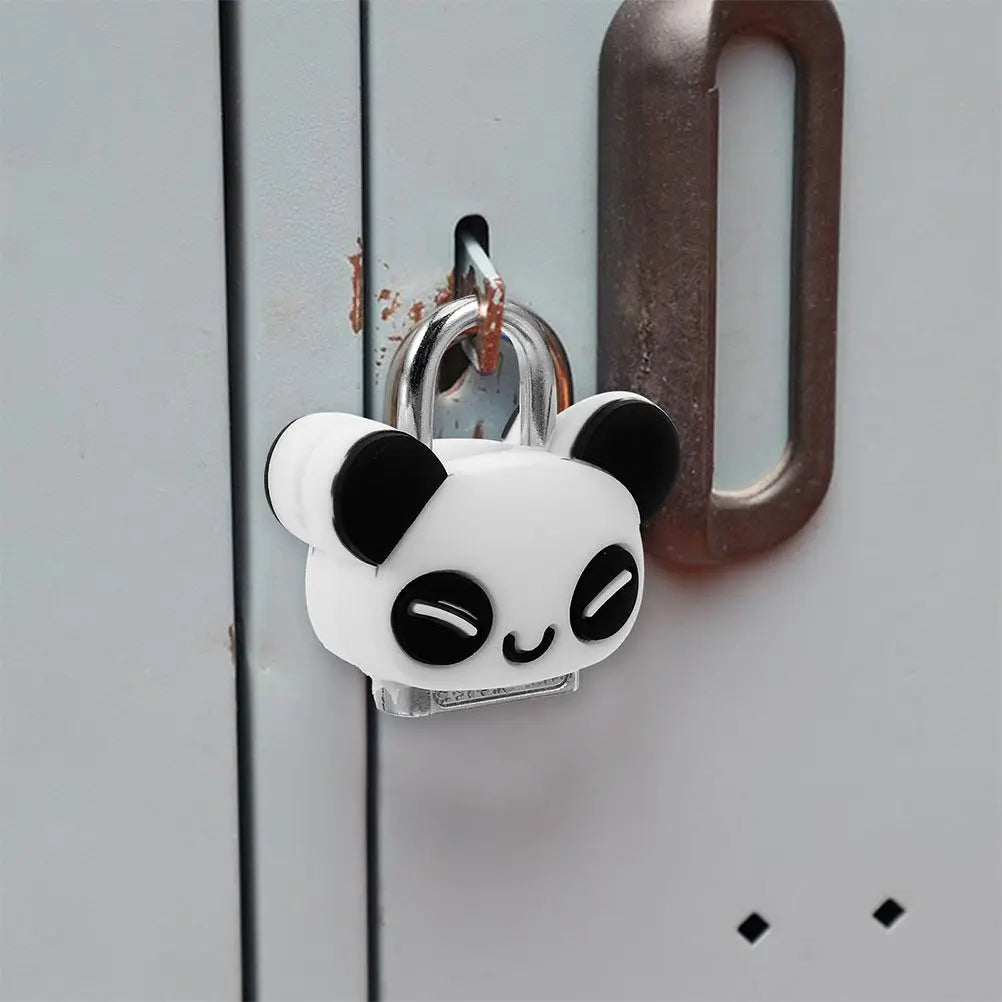 2Pcs Mini Lock Creative Cartoon Panda Padlocks