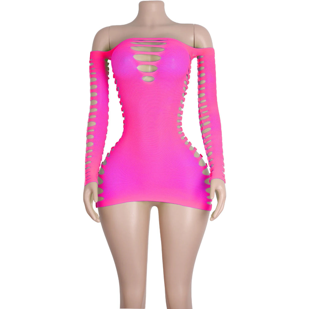 Trendy Unique Sleeve Dresses Exotic Dancewear