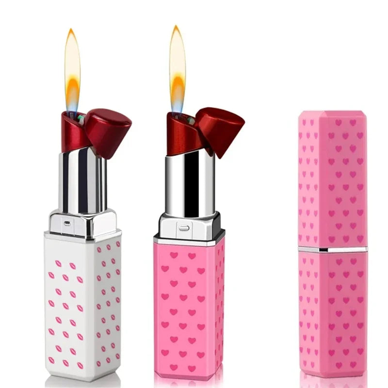 Outdoor Mini Cute Lipstick Inflatable Lighter