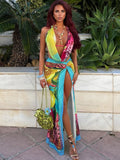 Weird Puss Colorful Leopard Women 2 Piece Set