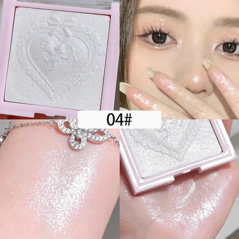 Champagne High Gloss Powder Highlighter Makeup