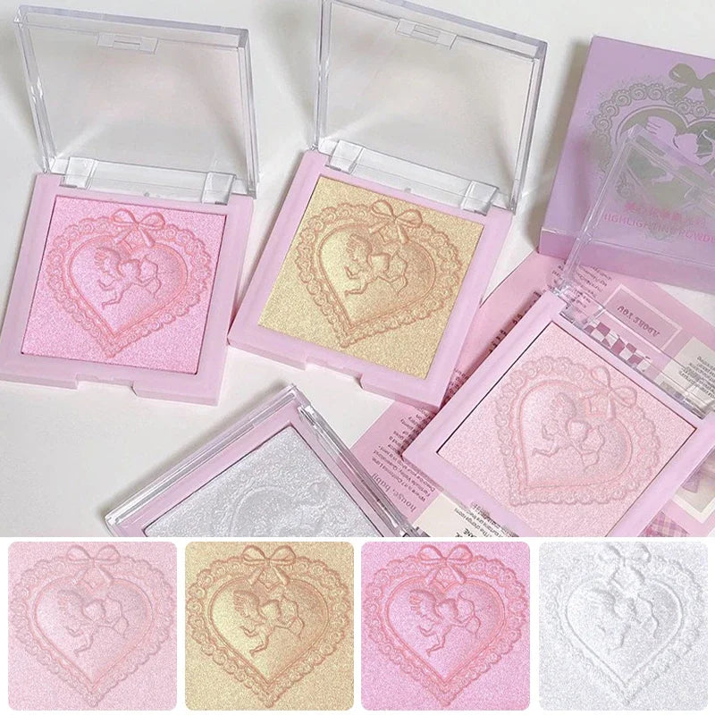 Champagne High Gloss Powder Highlighter Makeup