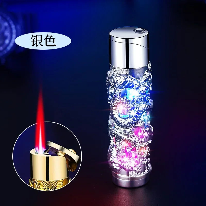 Metal Relief Lantern Inflatable Lighter