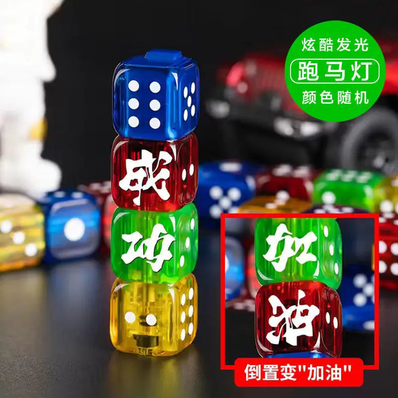2026 New Creative LED Flash Dice  Lighter