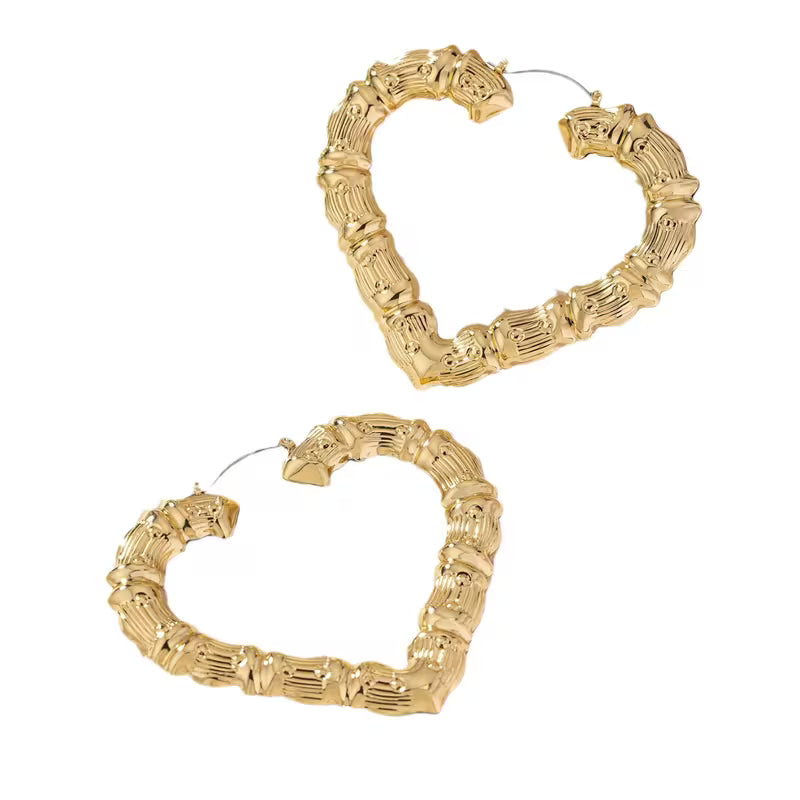 big heart shaped earrings