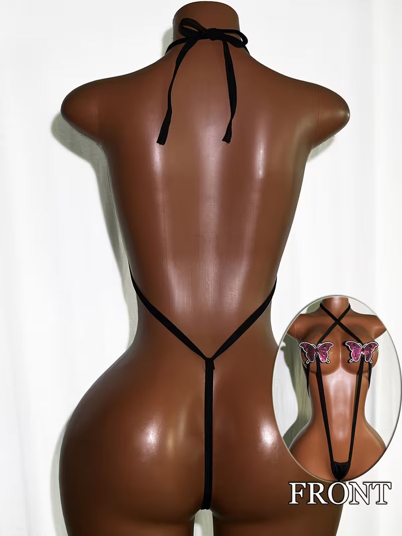 Butterfly Glow Strappy body piece&nbsp;