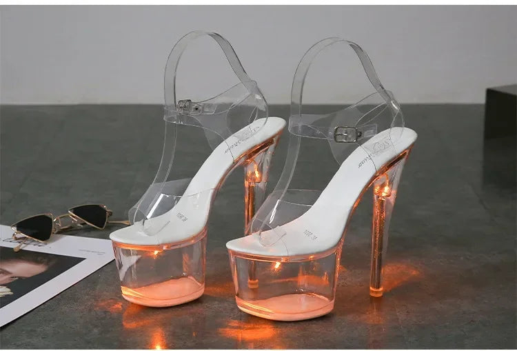 Nightclub High Heels Shoes Luminous