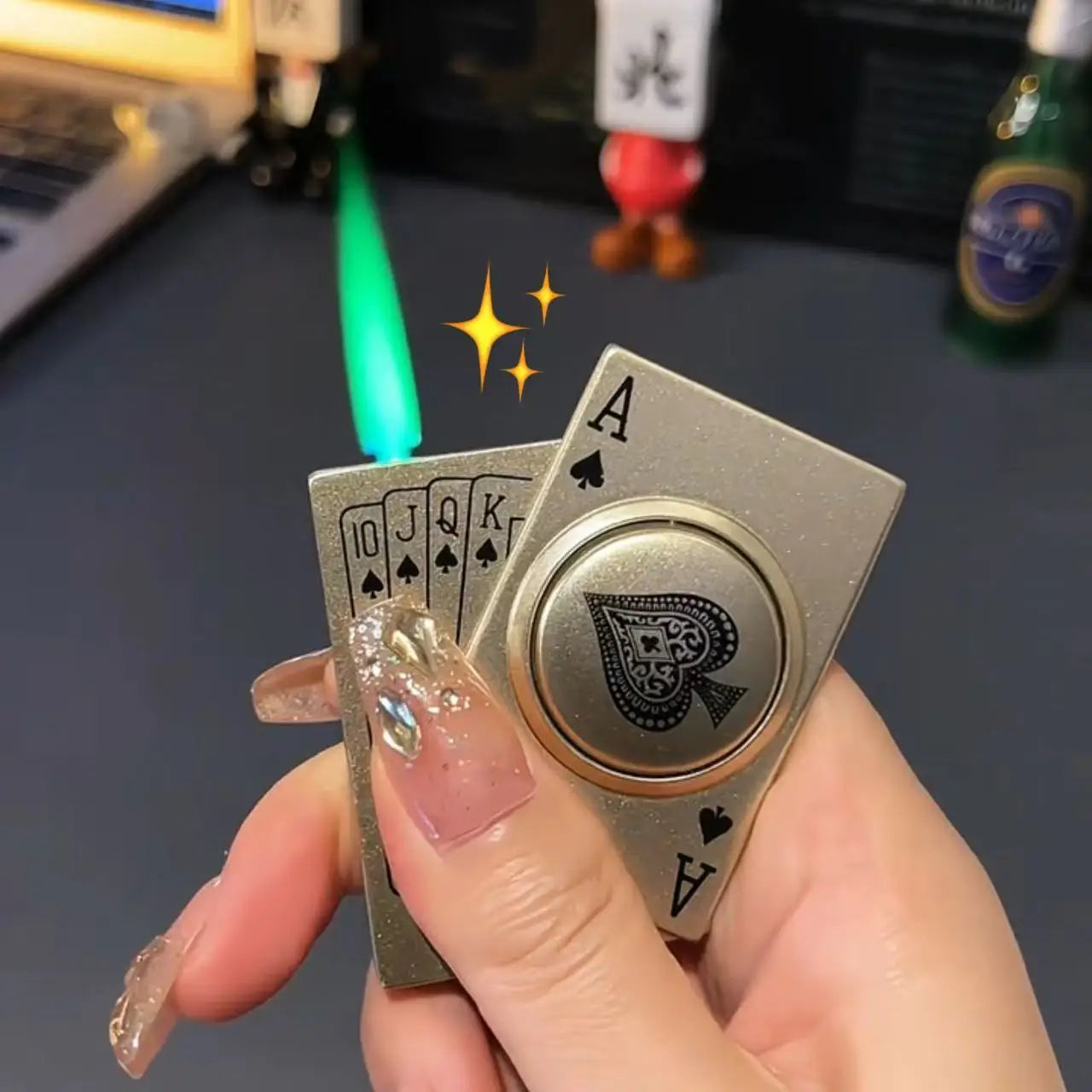New Poker Spade lighter