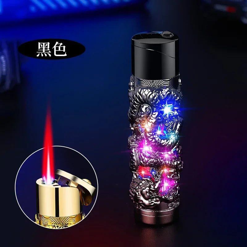 Metal Relief Lantern Inflatable Lighter