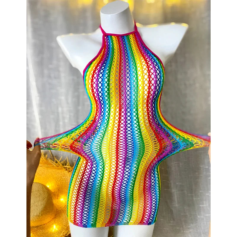 1PC Sexy Women Fishnet Cover Up