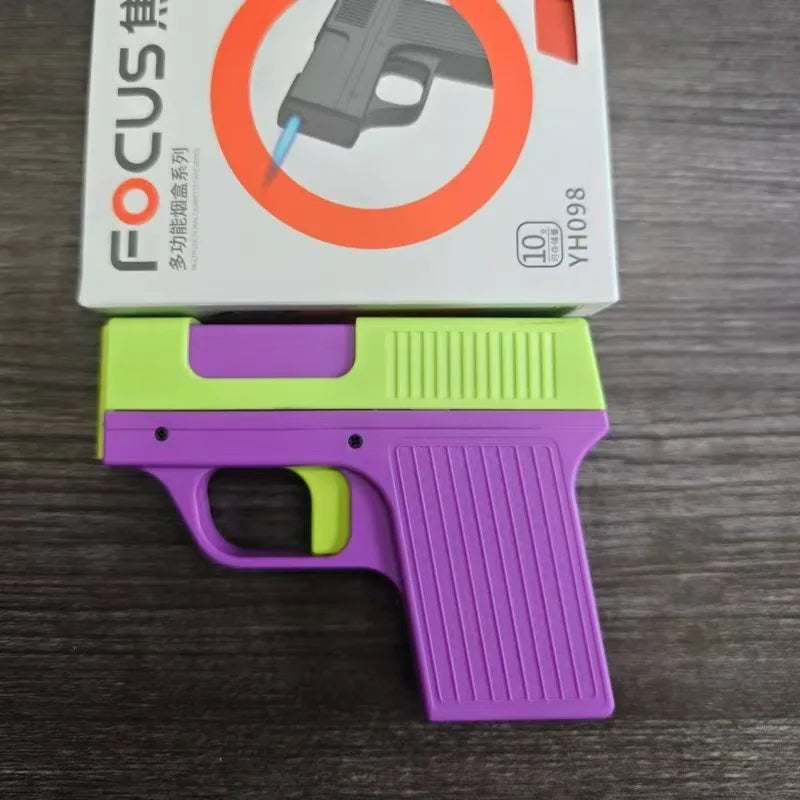 2025 New Clip Gun Type Butane Gas Lighter