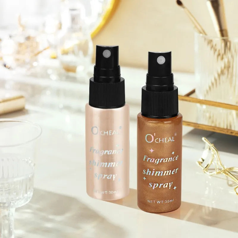 body shimmer spray (lasting flash, waterproof, sweat proof, )