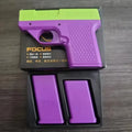 Windproof Capacity 10PCS Pistol style Inflatable Lighter with 3 Cigarette Boxes Jet style Deep Blue Flame Lighter Smoking Gift