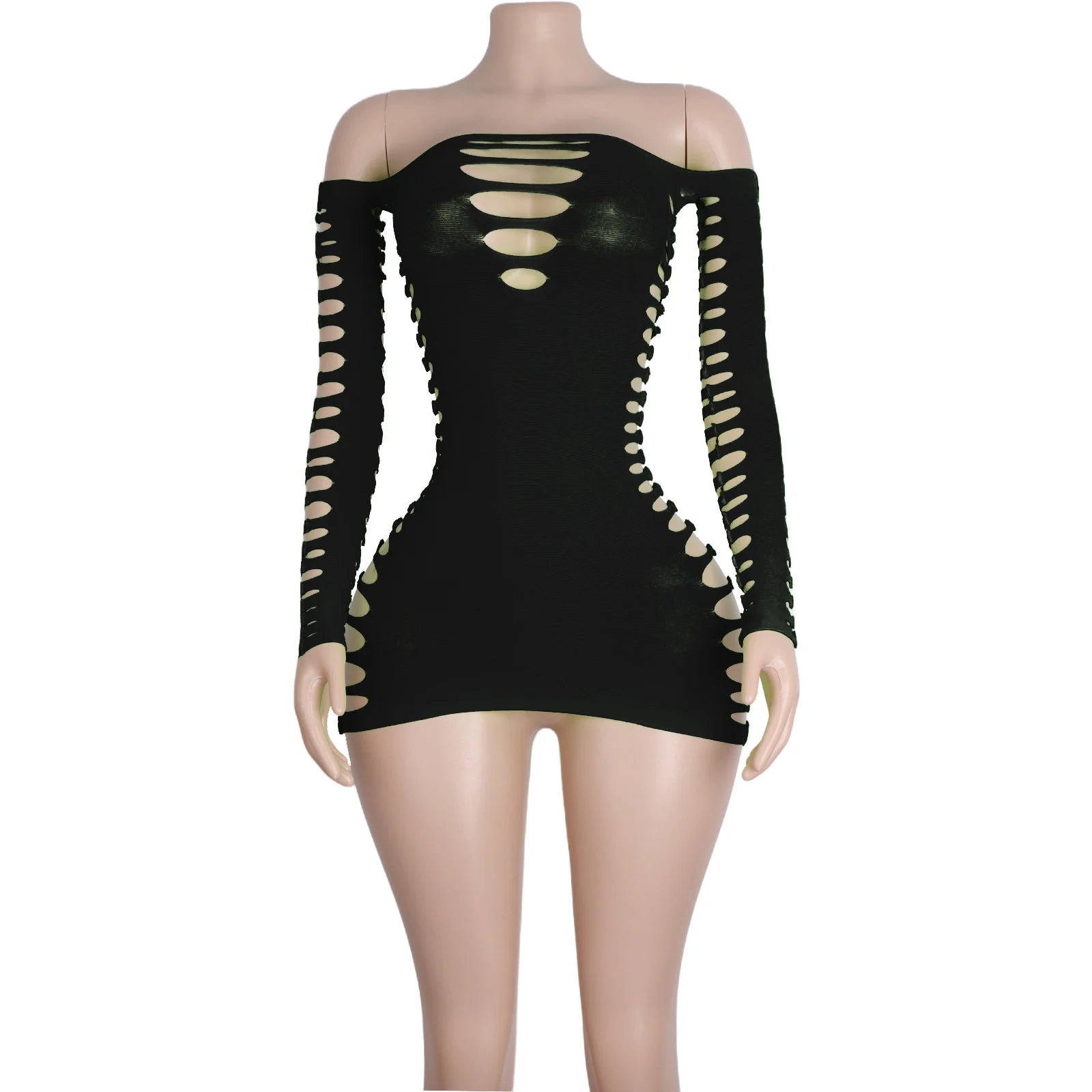 Trendy Unique Sleeve Dresses Exotic Dancewear