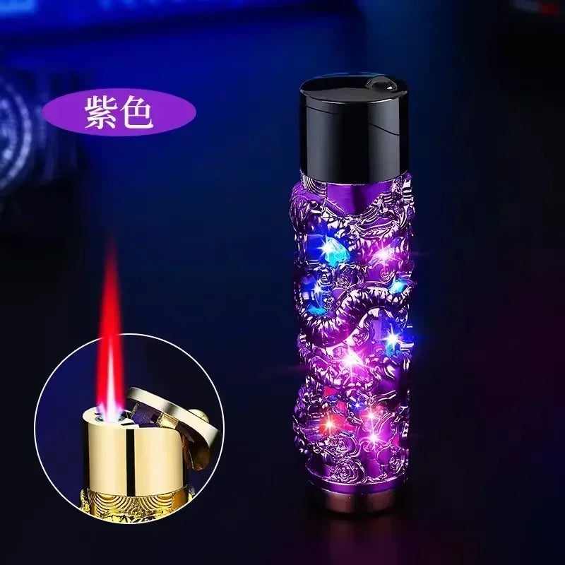 Metal Relief Lantern Inflatable Lighter