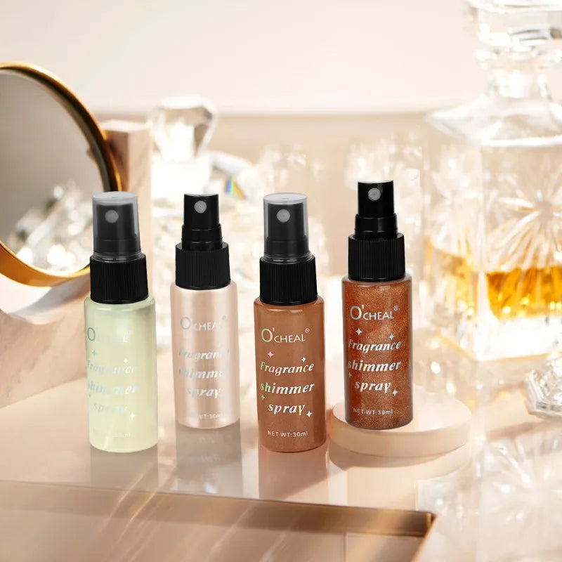 body shimmer spray (lasting flash, waterproof, sweat proof, )