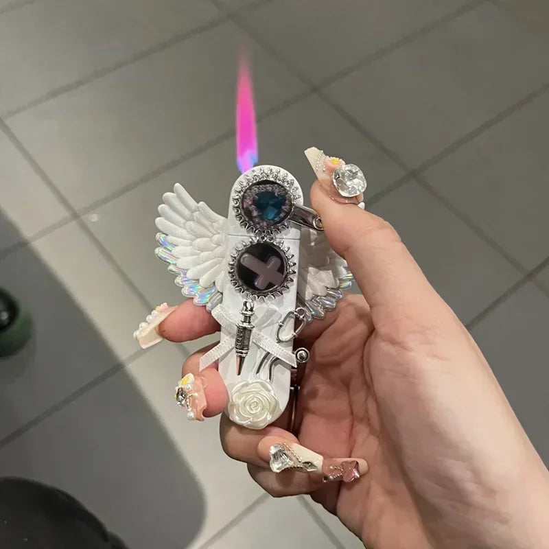 Windproof Angel Wings Lighter Cute