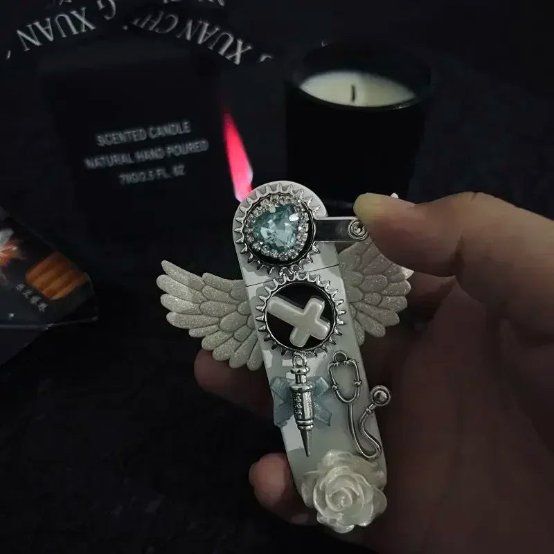 Windproof Angel Wings Lighter Cute