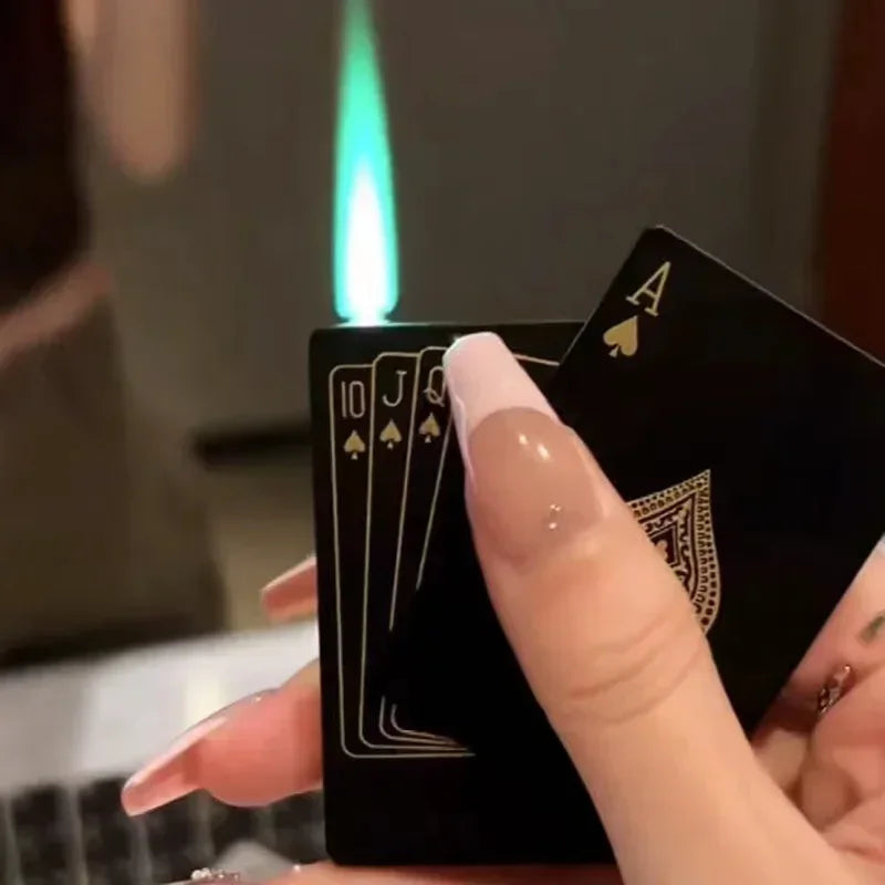 Creative playing cards Ace of spades lighter
