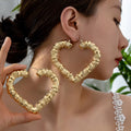 big heart shaped earrings