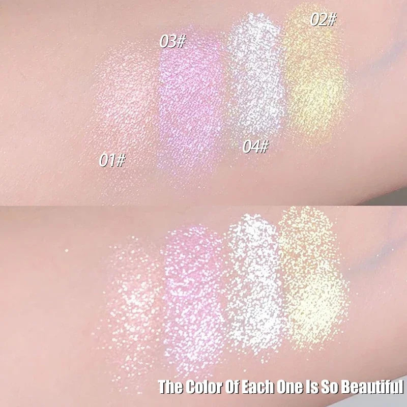 Champagne High Gloss Powder Highlighter Makeup