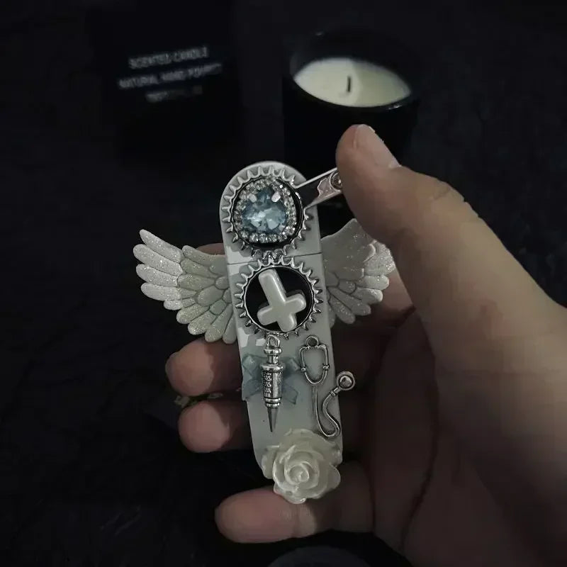 Windproof Angel Wings Lighter Cute