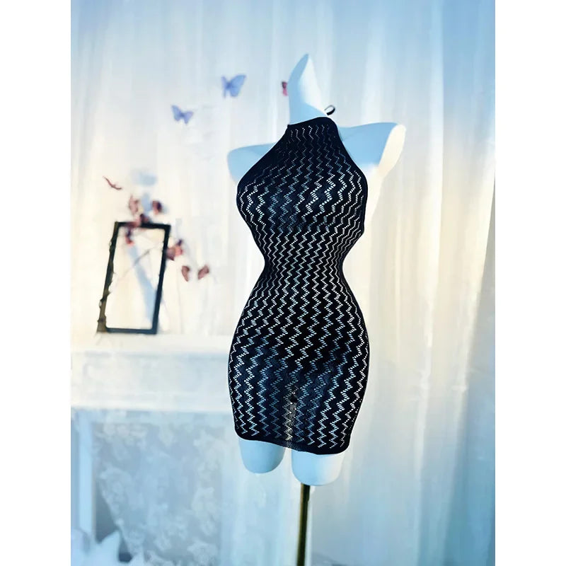 Women Sexy Fishnet Cover Up