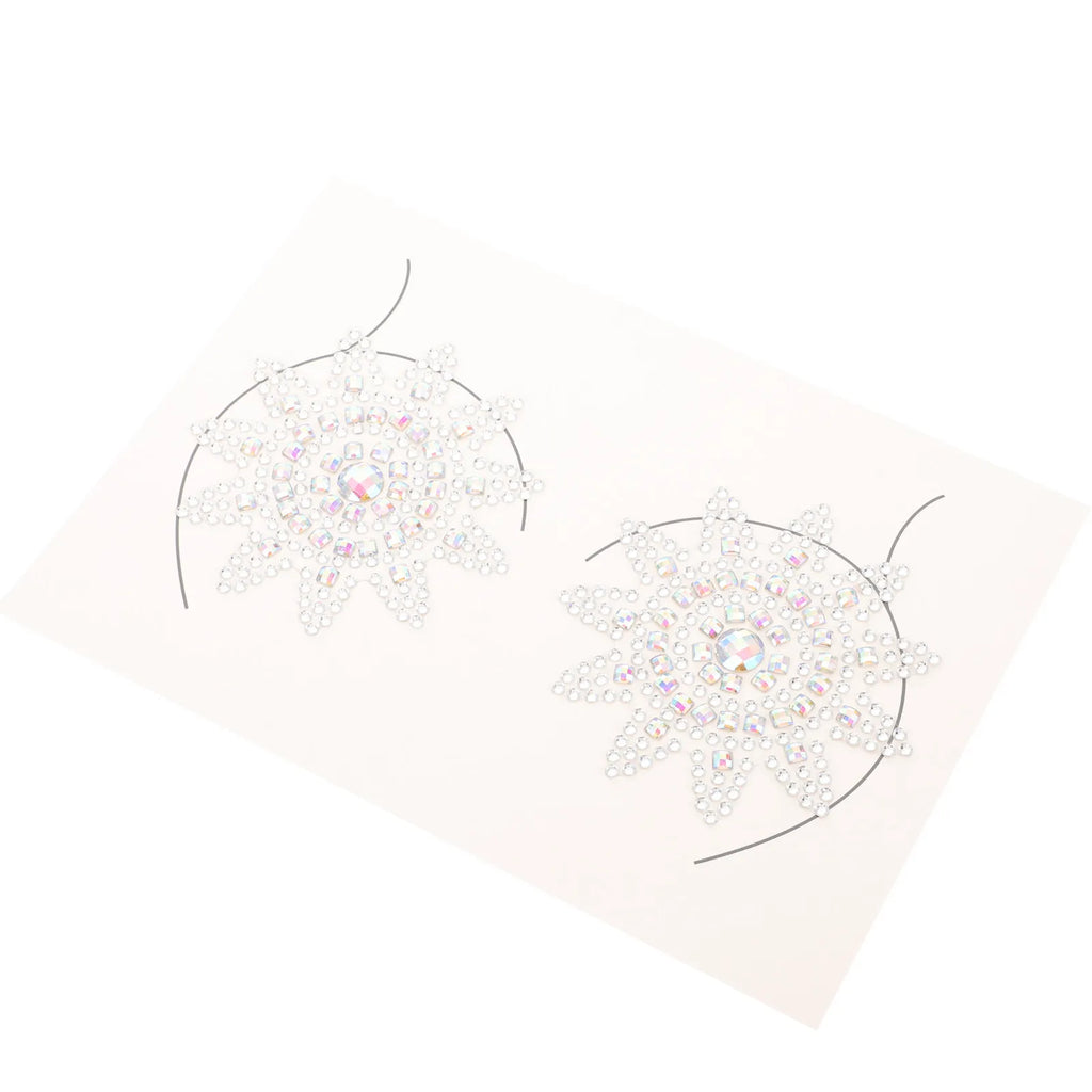 nipple cover rhinestone flower