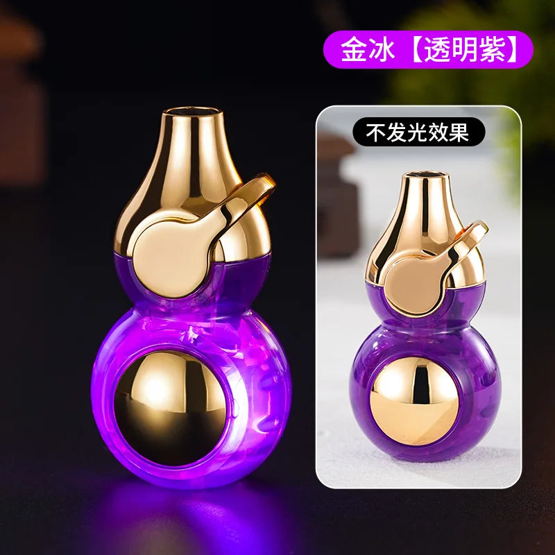 Gas Lighter Windproof Straight Torch Lighter Colorful