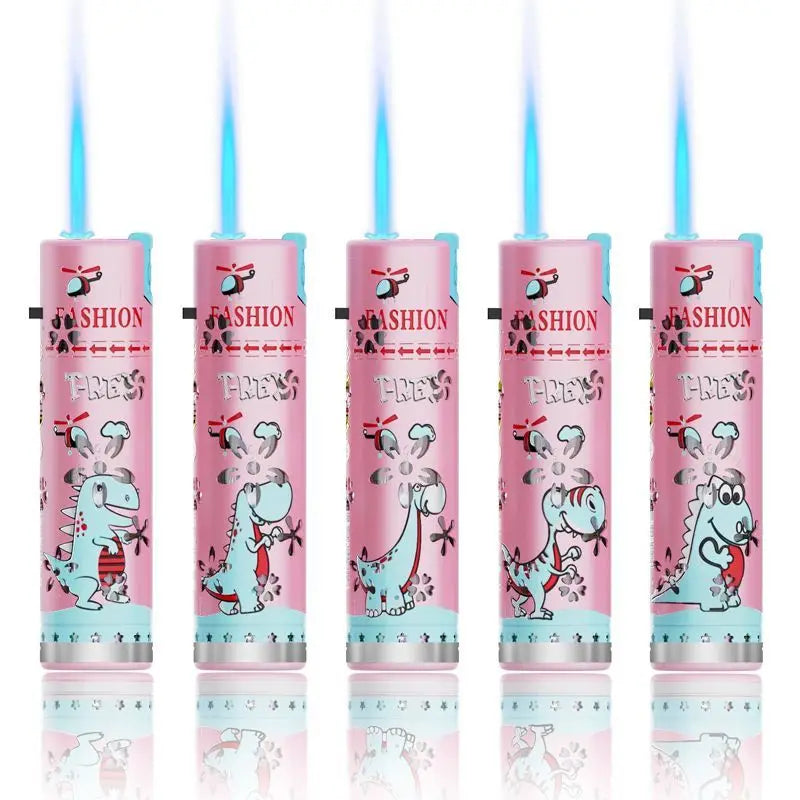 Trendy Pink Cartoon Dinosaur Lighter