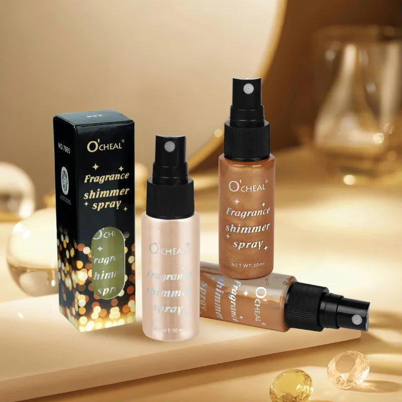 body shimmer spray (lasting flash, waterproof, sweat proof, )