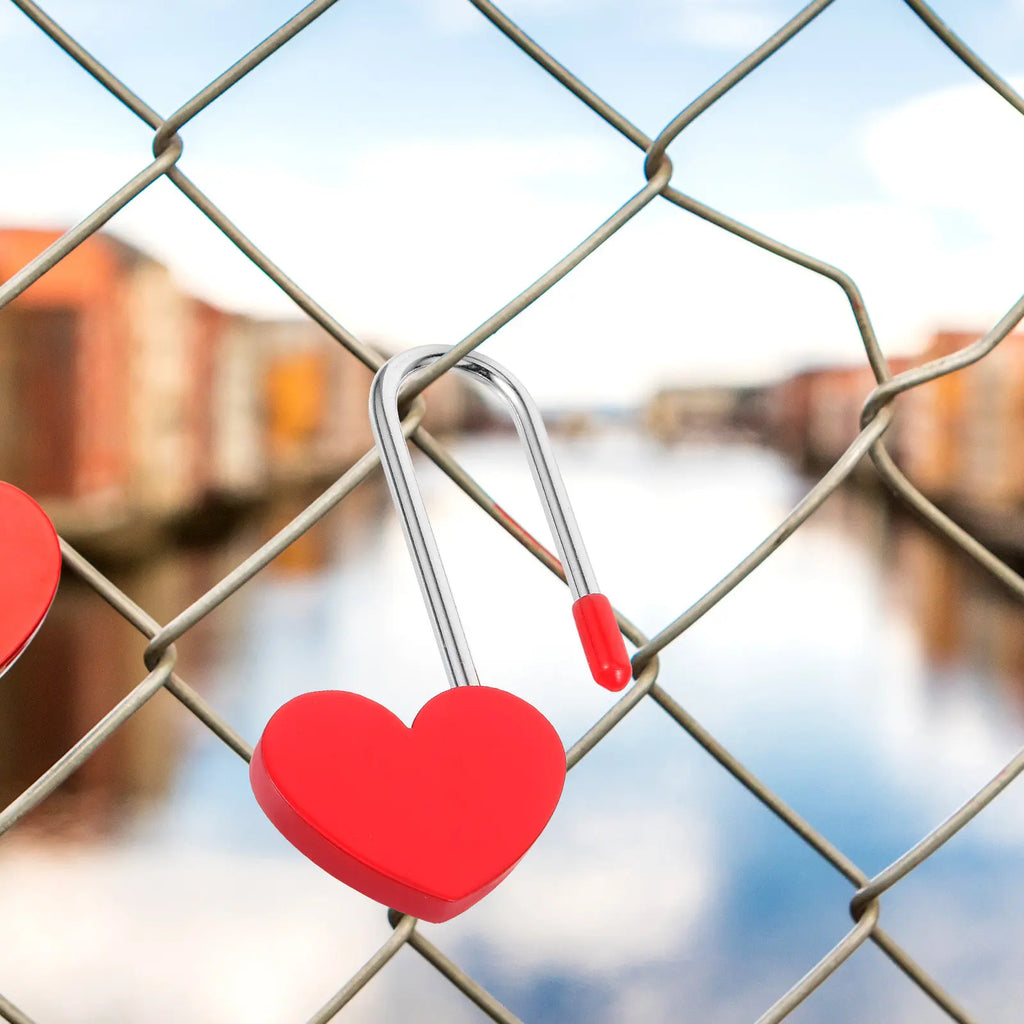 Mini Heart Shaped Metal Padlock