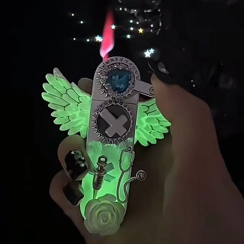 Windproof Angel Wings Lighter Cute