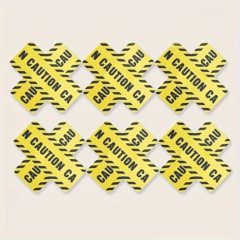 caution tape nipple covers
