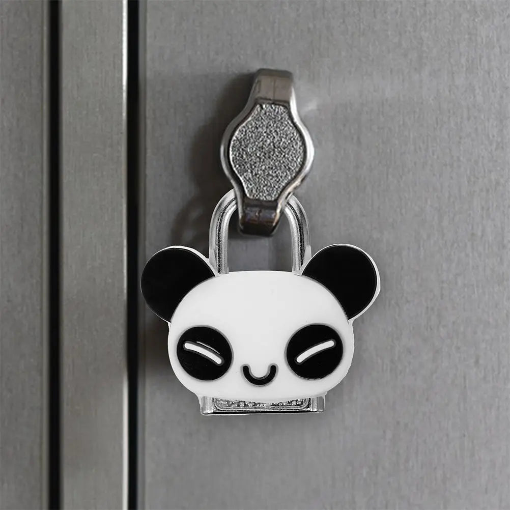 2Pcs Mini Lock Creative Cartoon Panda Padlocks