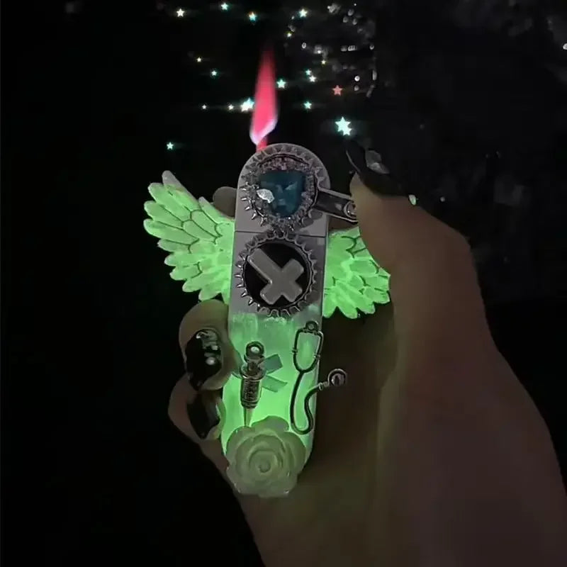 Windproof Angel Wings Lighter Cute