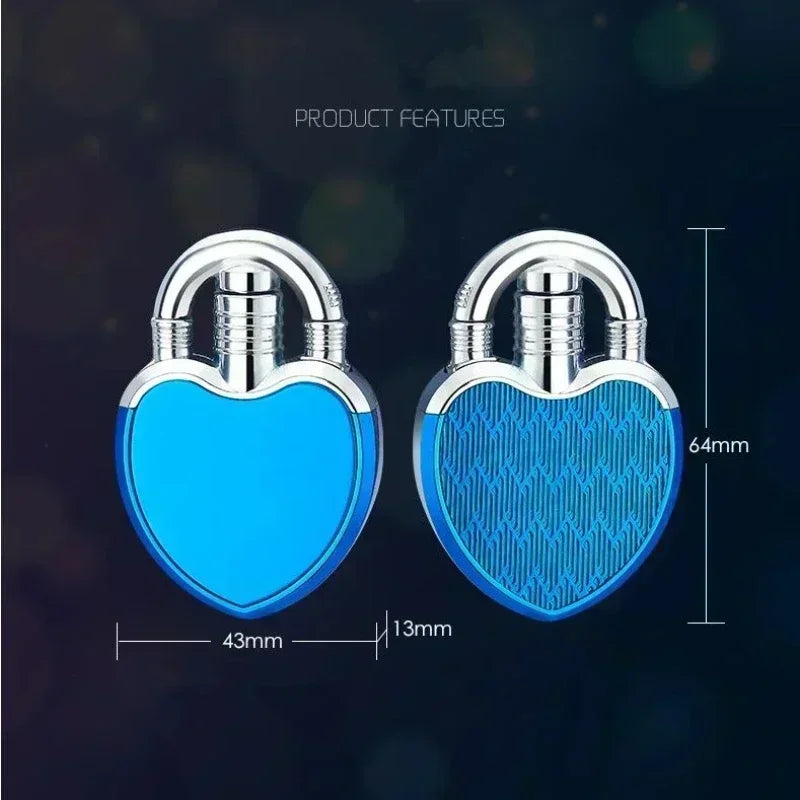 Fashion Love Style Butane Gas Lighter Portable Cool Red Flame Lady Gadget Small and Cute Reusable Inflatable Butane Gas Lighter