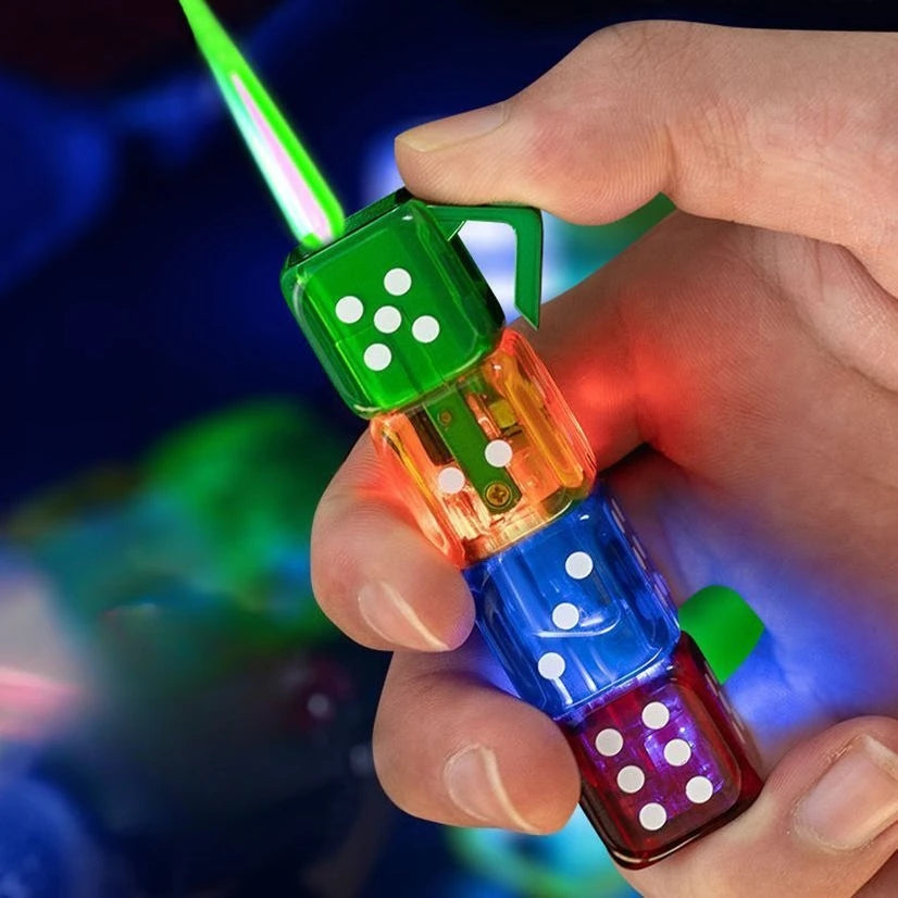 2026 New Creative LED Flash Dice  Lighter