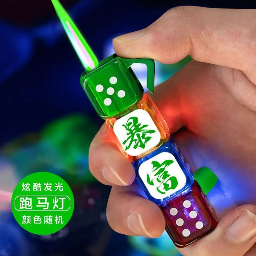2026 New Creative LED Flash Dice  Lighter