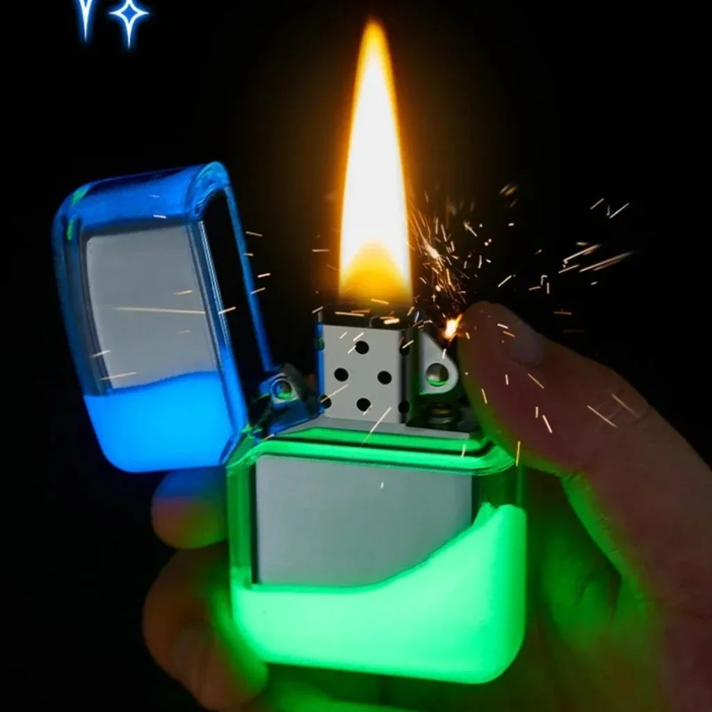 New Luminous Quicksand Grinding Wheel Lighter