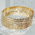 thick gold bangles