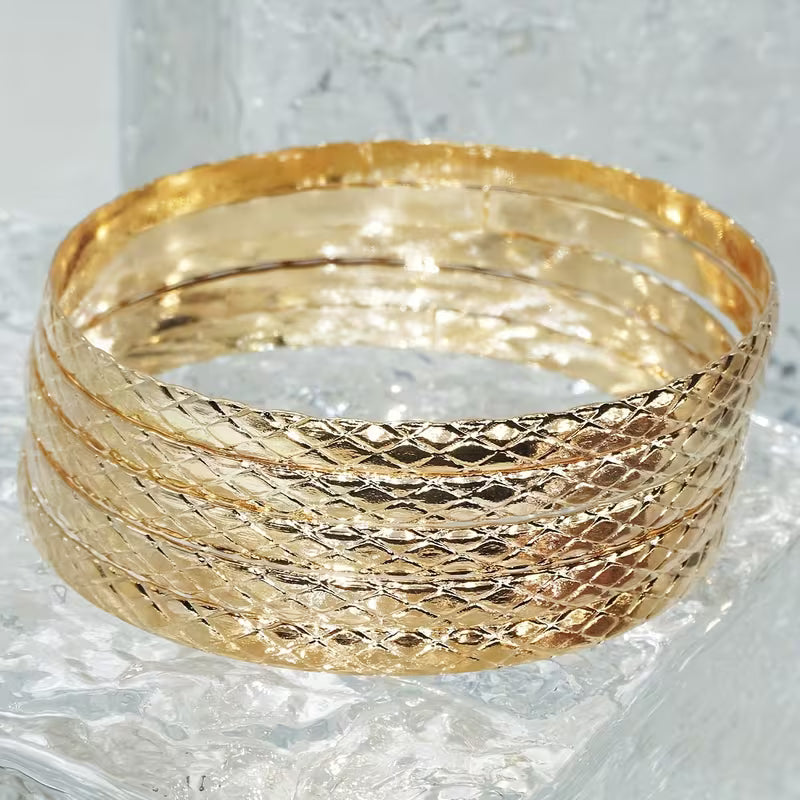 thick gold bangles