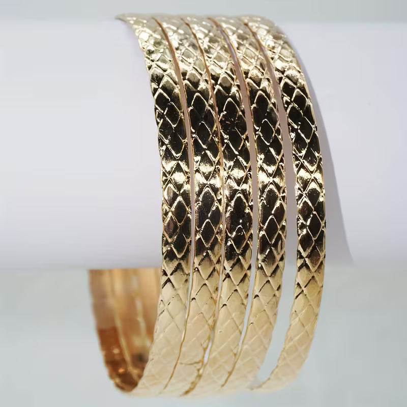 thick gold bangles